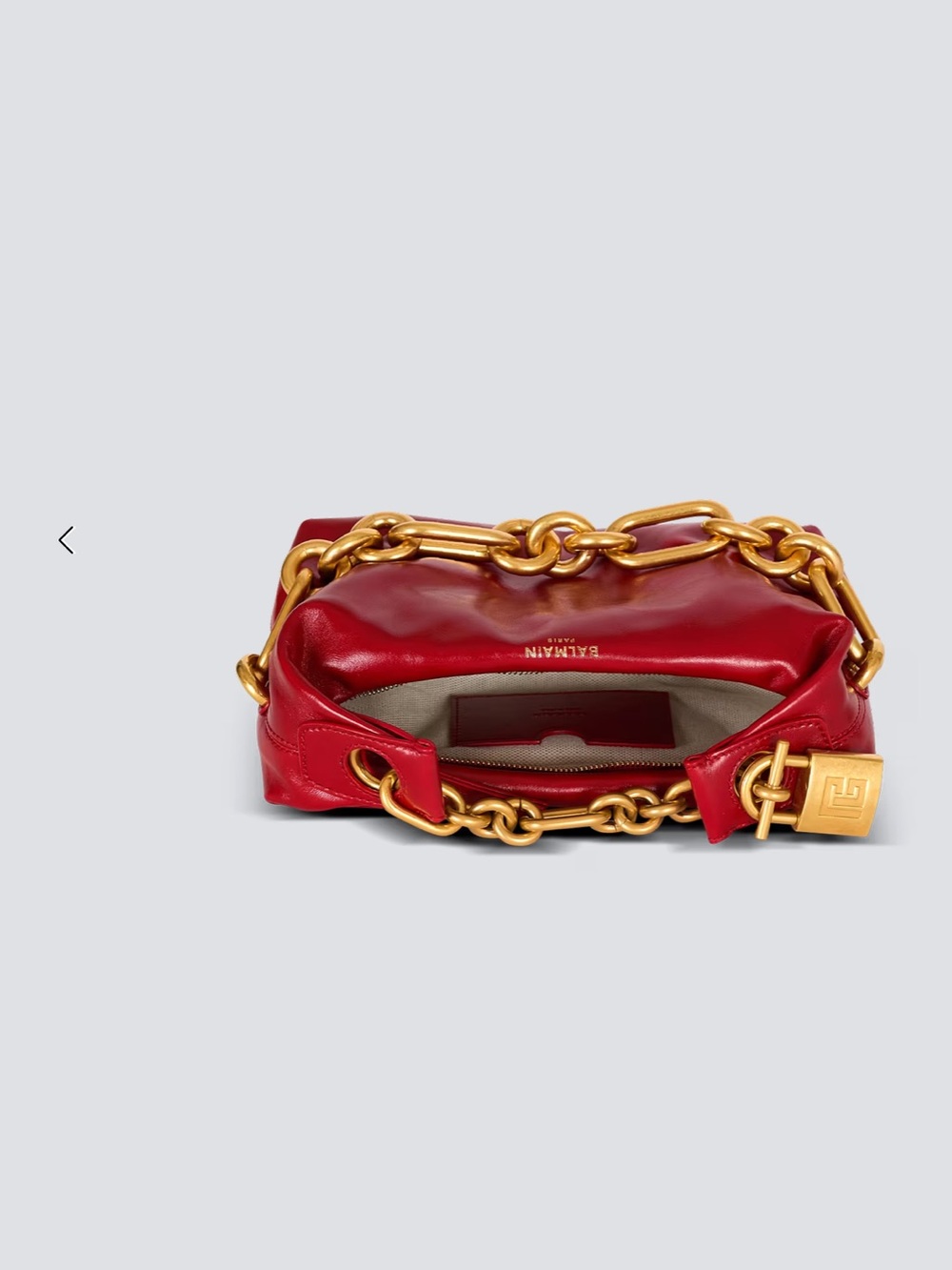 Balmain Sync Mini bag in Red - Picture 4 of 6